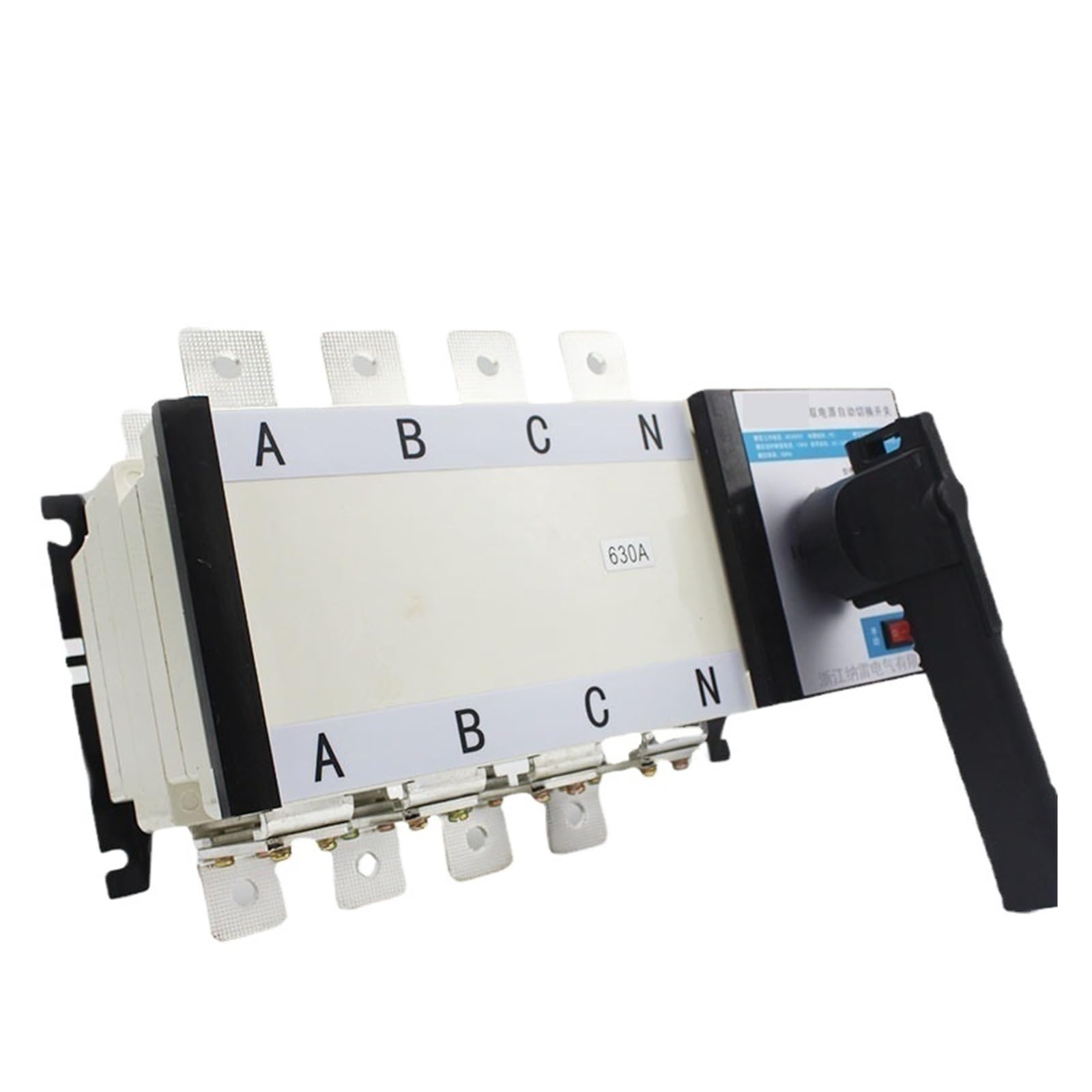 Automatischer Umschalter mit doppelter Leistung Zwei Eingänge und ein Ausgang NLQ4-630/4 Dual-Power-Automatik-Transferschalter PC-Isolationstyp 630A 4P-Transferschalter(2 input 1 output 3P630A basic t