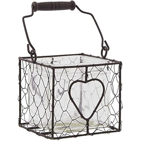 Khevga Heart Lantern: Glass and Metal Design Cover