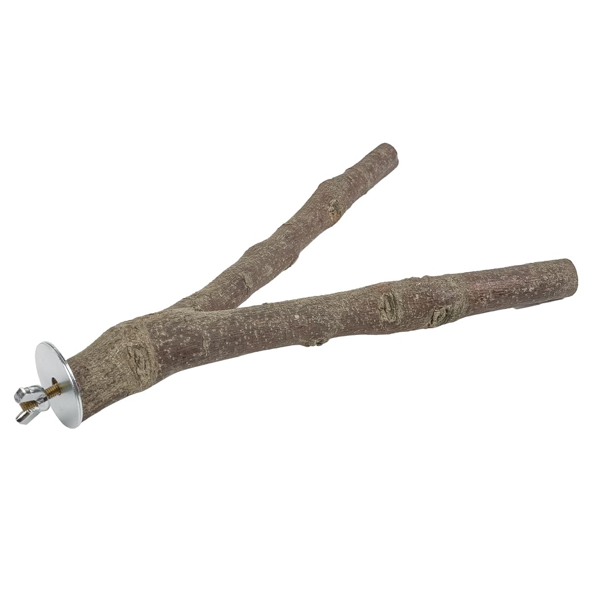ZONADAH Parrot Perch Natural Y Shape Perch 20cm Bird Swing Birds Stand Grinding Paw Climbing Wood Cage Accessories for Parakeet Cockatiels Budgies Conure Lovebirds Thickness 1-2.5cm - Image 2