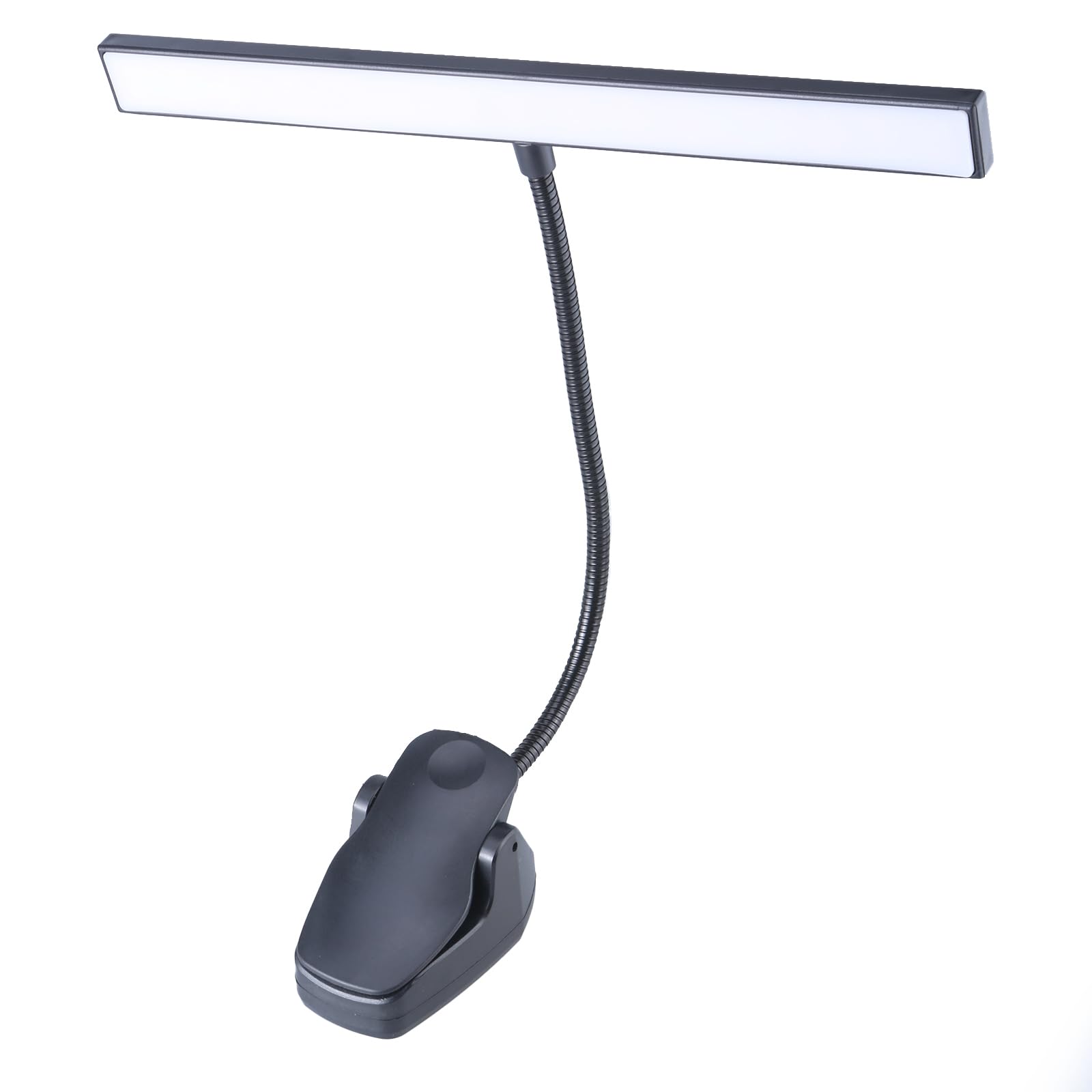 Lampe de bureau LED rechargeable par USB avec 3 modes de couleur, contrôle tactile, pince flexible pour la lecture, l'étude, les établis