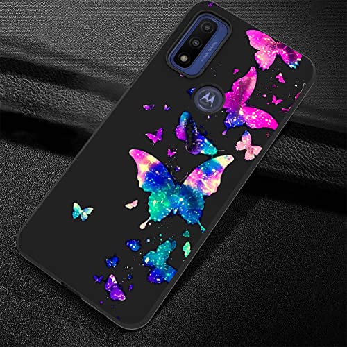 Warmson Case For Motorola G Pure/Moto G Power 2022,Moto G Pure Case Full Body Matte Soft Tpu Shock-Absorption Flexible Motorola Moto G Pure Case Slim Stylish Galaxy Butterfly Case For Women Girls Men #TOP6