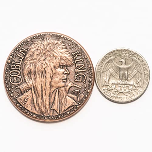 Moneda de Cobre Labyrinth Goblin King Jareth miniatura 7