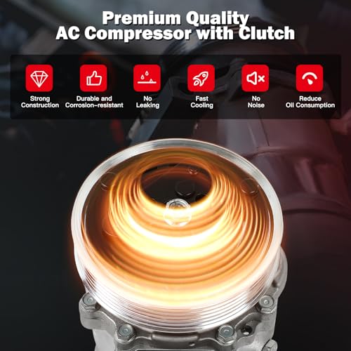 Image of CCIYU AC Compressor w /Clutch for Mini Cooper 1.6L 2006-2016