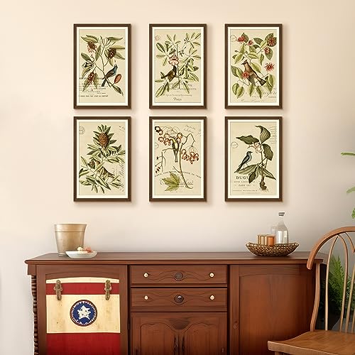 Image of upsimples 12x18 Picture Frame, Display Pictures 11x17 with Mat or 12x18 Without Mat, Wall Hanging Photo Frame, Brown, 1 Pack