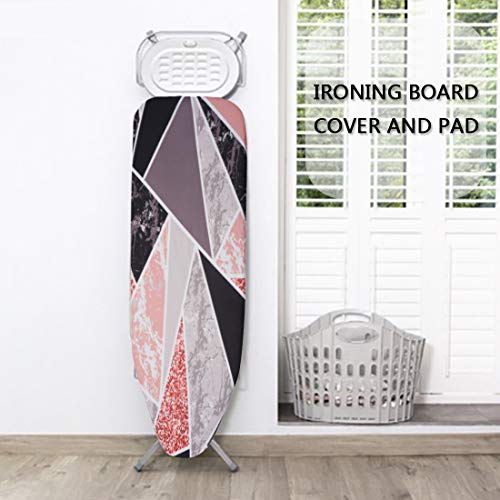 Eopocdor Ironing Board Cover And Pad Extra Thick Padding 19 X 52 Inch Fits Large And Standard Boards, Pads Resist Scorching And Staining, Elastic Edge Covers, No Fasteners Needed (1) #TOP2