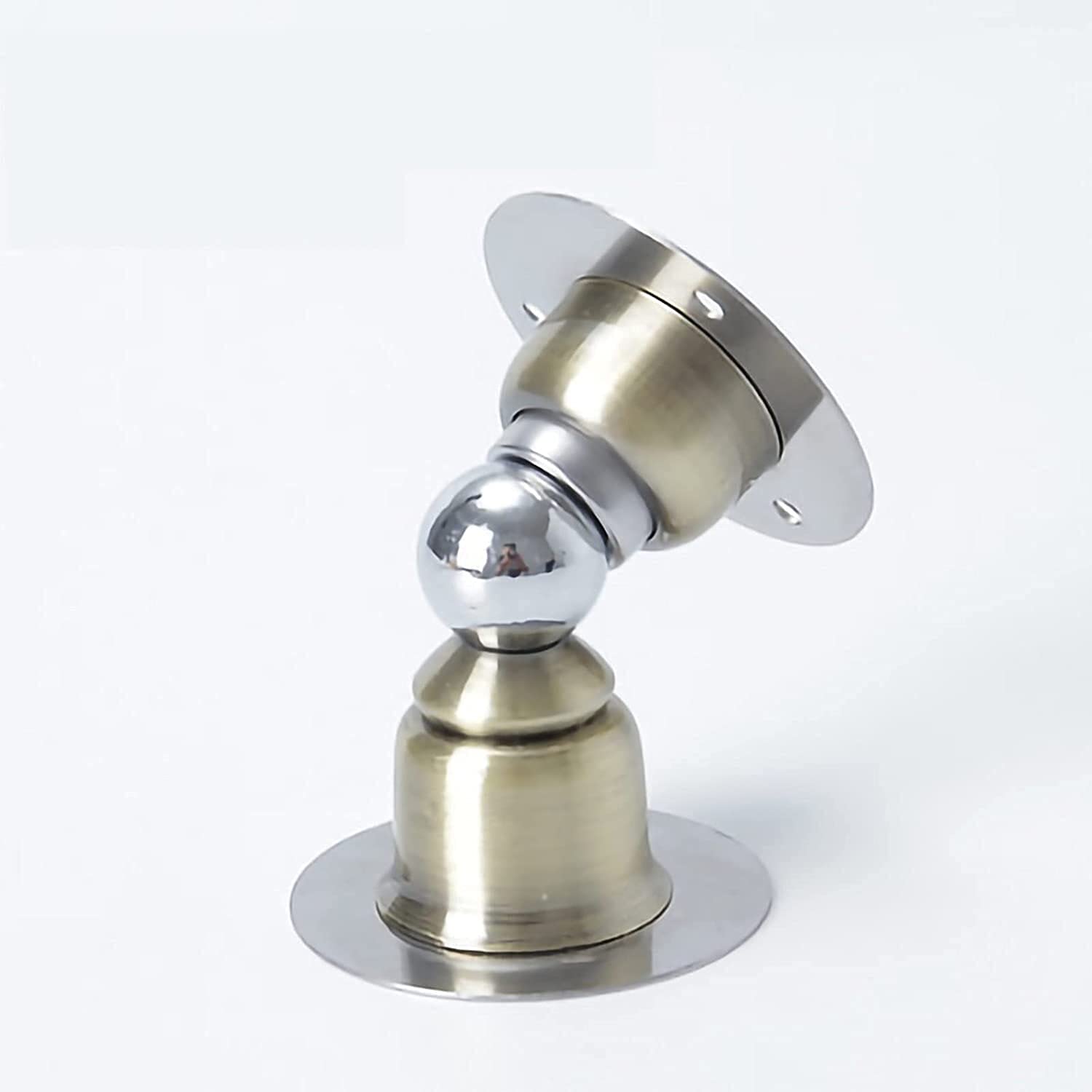 Sbziojhdr Green Bronze Door Stop， Stainless Steel Double-Sided Adhesive Tape No Drilling Stable And Firm Non-Scratching Doorstop(Green Bronze)