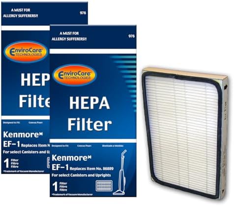EnviroCare Filter Queen Vacuum Replacement Filters - 12 Pack Micro Filtration For Allergy Sufferers
