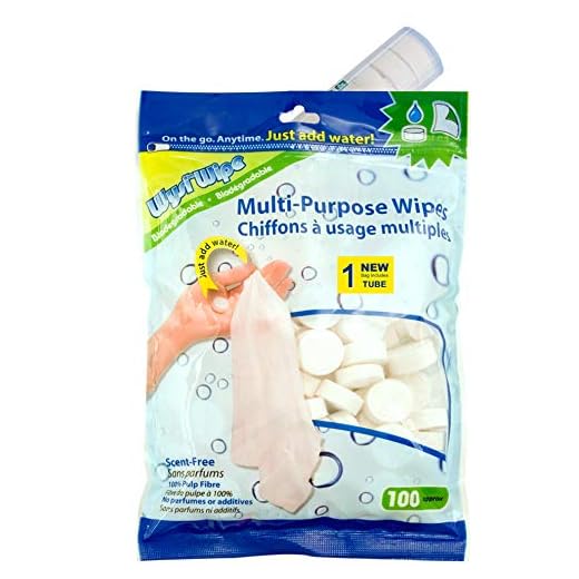 Wysi Wipe Multi-Purpose Wipes 100 Pack - Just Add Water!