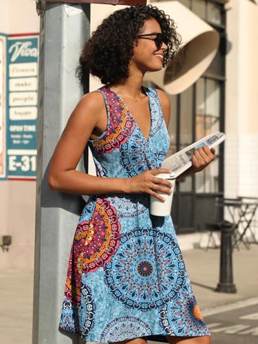 Image of CATHY 2026 Womens Casual Dress Summer Sleeveless Dresses V Neck Wrap Sexy Sundress with Pockets S-2XL