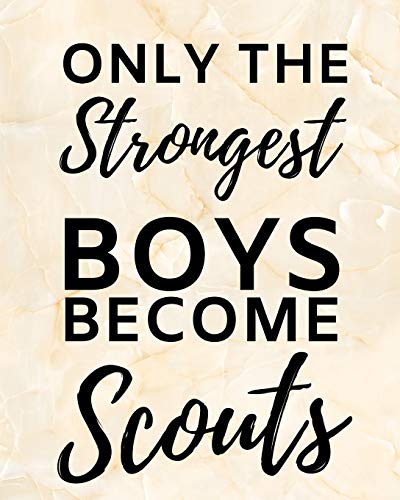 Only The Strongest Boys Become Scouts: 2020 Planner For Scouts, 1-Year Daily, Weekly And Monthly Organizer With Calendar, Great Gift Idea For Scouts (8" x 10") image 3