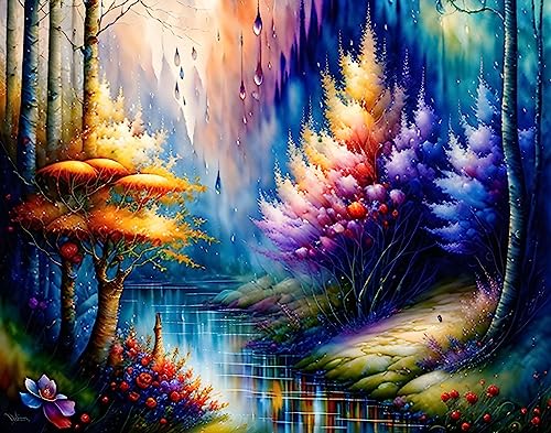 Affiches sur toile 58 x 90 cm aquarelle paysage pour habiller un mur vide sans encombrer