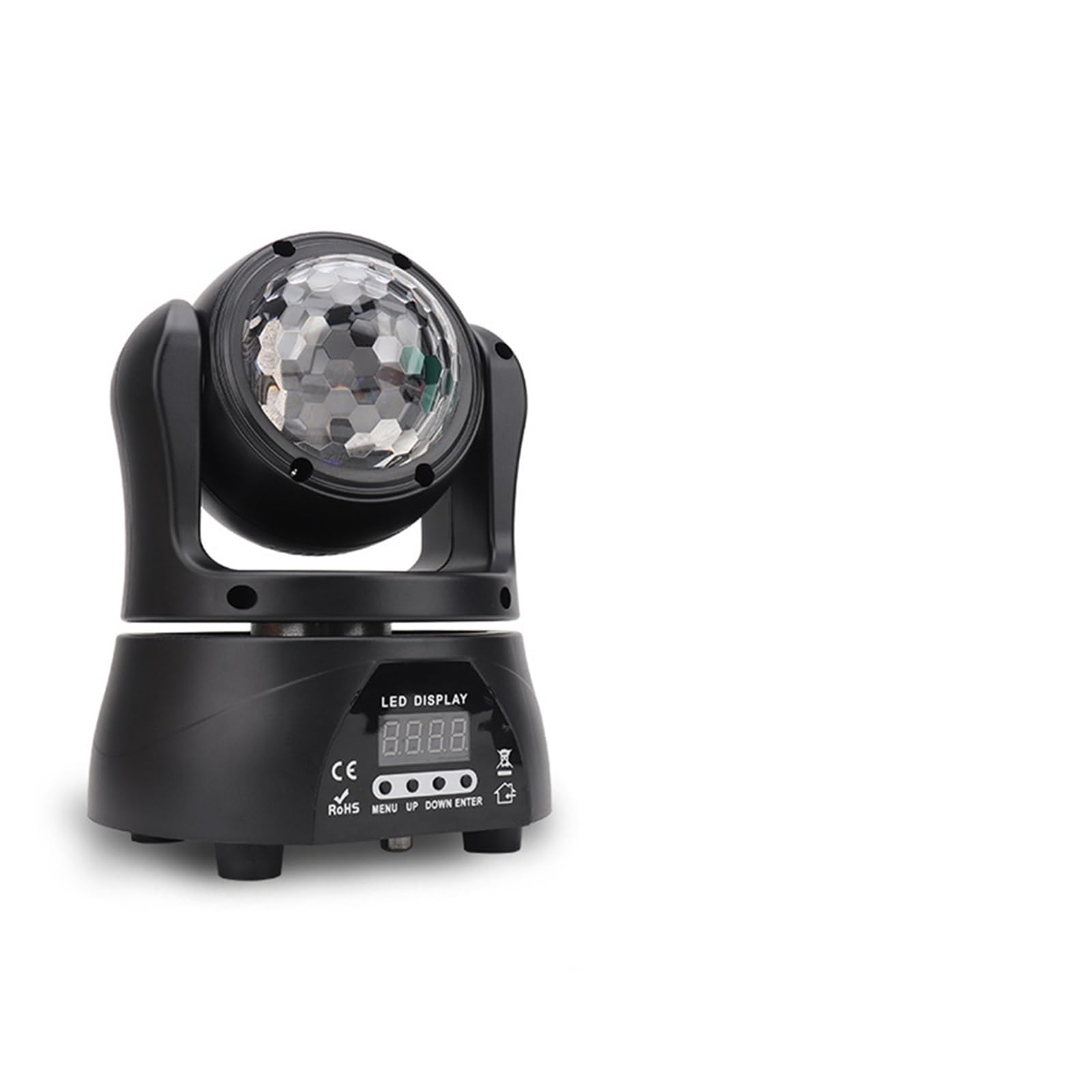 DJ-Lichter, RGB doppelseitige Moving Head Disco Lichter DJ Party Hochzeit Festival Publikum Bühne Weihnachten Halloween Licht
