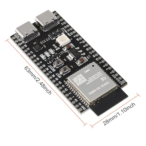 Image of 3PCS ESP32 ESP32-S3 Development Board Type-C WiFi+Bluetooth Internet of Things Dual Type-C Core Board ESP32-S3-DevKit C N8R2 Development Board ESP32-S3 Module