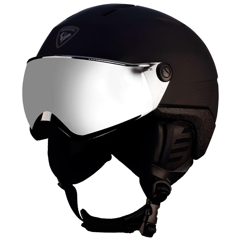 Rossignol - Casque De Ski/Snow Fit Visor Impacts Black Homme - Homme - Noir