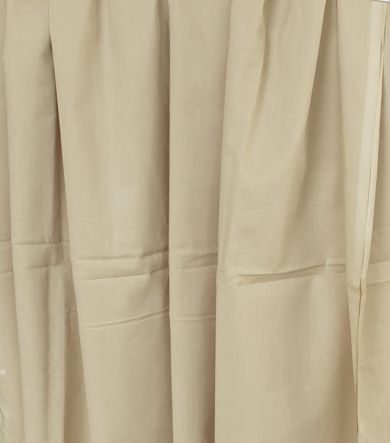ladyline Plain Solid Lawn Fabric by Yard Pre Cut Dyed Material DIY Craft Clothing 2-Yards 44" inches Wide (72 x 44 inches, Skin 2y) โ image 1