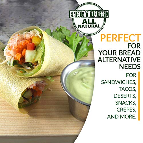 Image of NUCO Organic Coconut Wraps, Cassava - Gluten Free, Low Carb, Vegan, 5 Ct