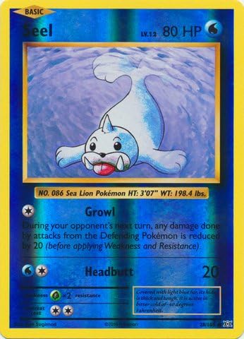 Pokemon - Sello (28108) - Evoluciones XY - Holo inverso