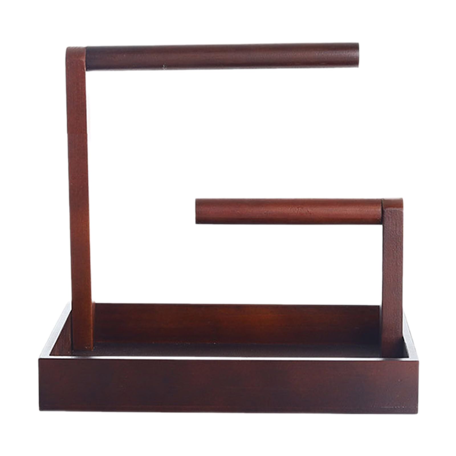 YROHGKPN Wood Stand Jewelry Storage Box Jewelry Stand Display Holder Necklace Display Wood Texture Storage Rack
