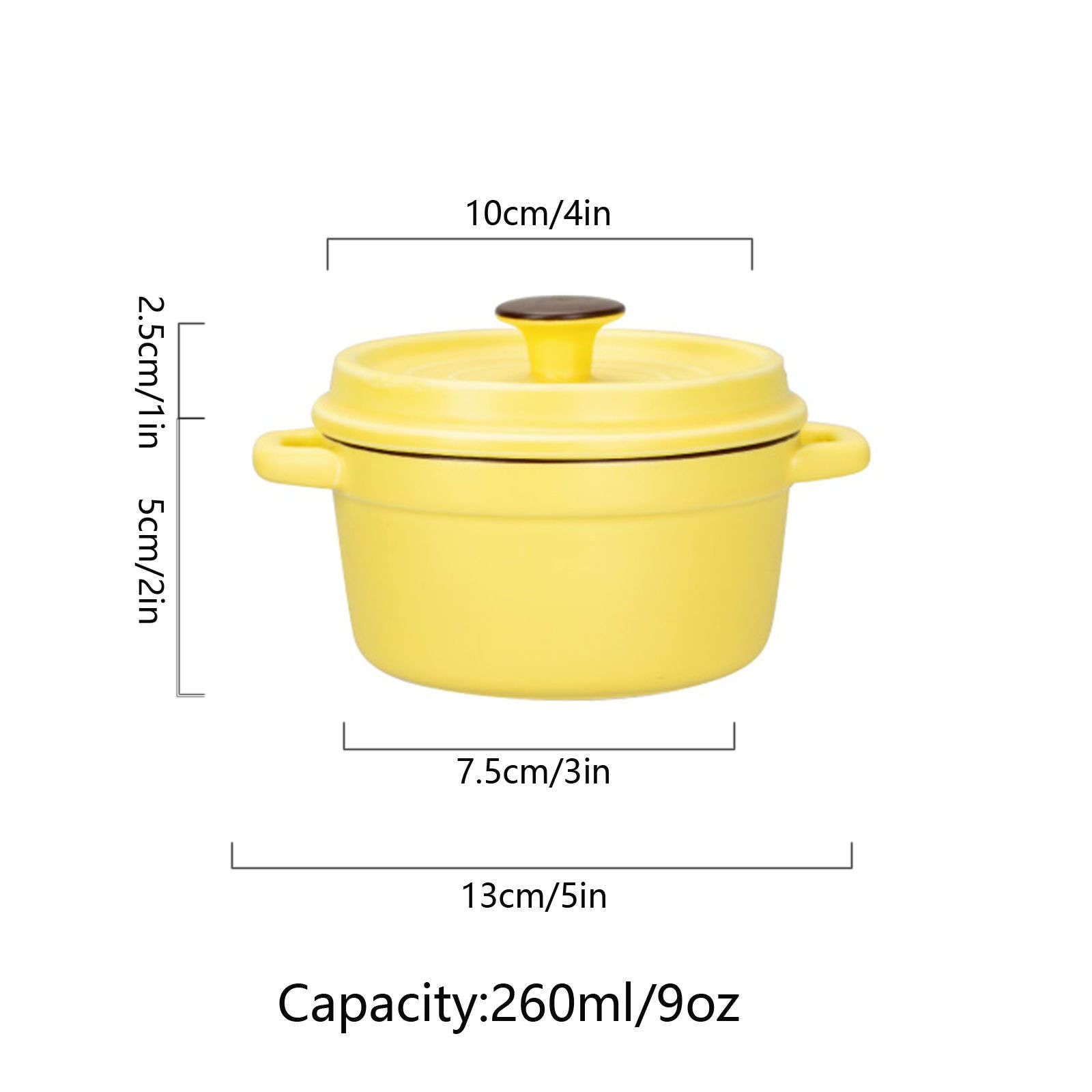 Zuccheriera in Ceramica, zuccheriera con Coperchio, Contenitore for Sale e Zucchero, Barattolo for conservare Lo Zucchero, zuccheriera, Contenitore for Zucchero e spezie(Yellow)