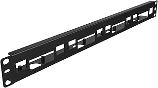 UCTRONICS 1U Rack for Raspberry Pi, 19" Rackmount Supports 1-4 Units of All Raspberry Pi B/B+ Models