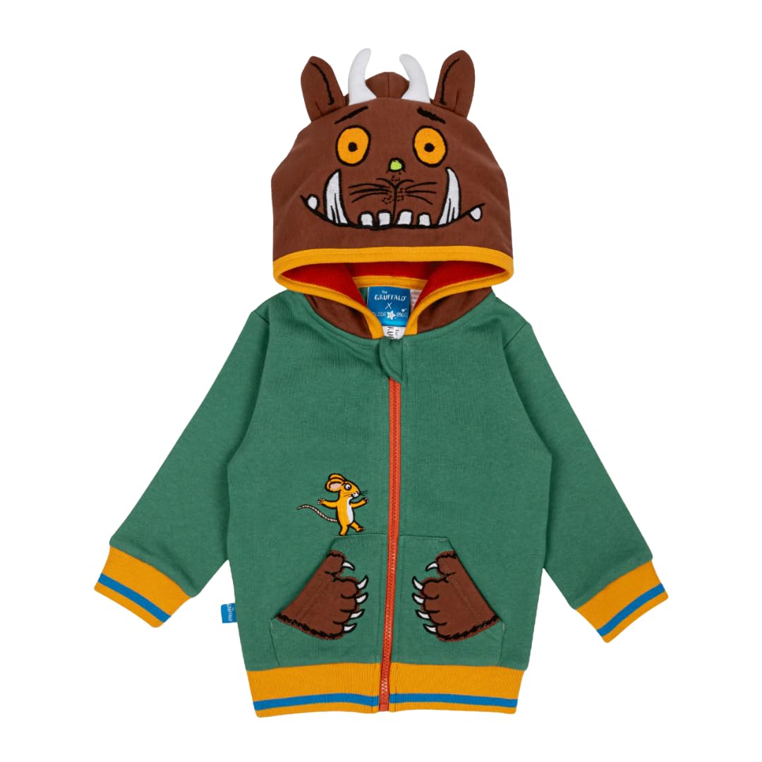 Blade And Rose Unisex Kids Khaki Green Gruffalo Hoodie