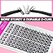 VEYESBEAUTY Lash Clusters Individual Eyelash Extensions Thin & Invisible Band DIY False Eyelashes for Self-application Eye-Catching Series Wispy Lash Tray, Bunny 8-18mm Mixed Length