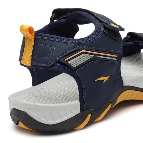 Image of ASIAN Men's Sports Sandals for Men I Casual Sports Sandals for Boys with Phylon Technology Sole for Extra Jump I sports Running Walking Sandals For Men's & Boy's | Vistara-08