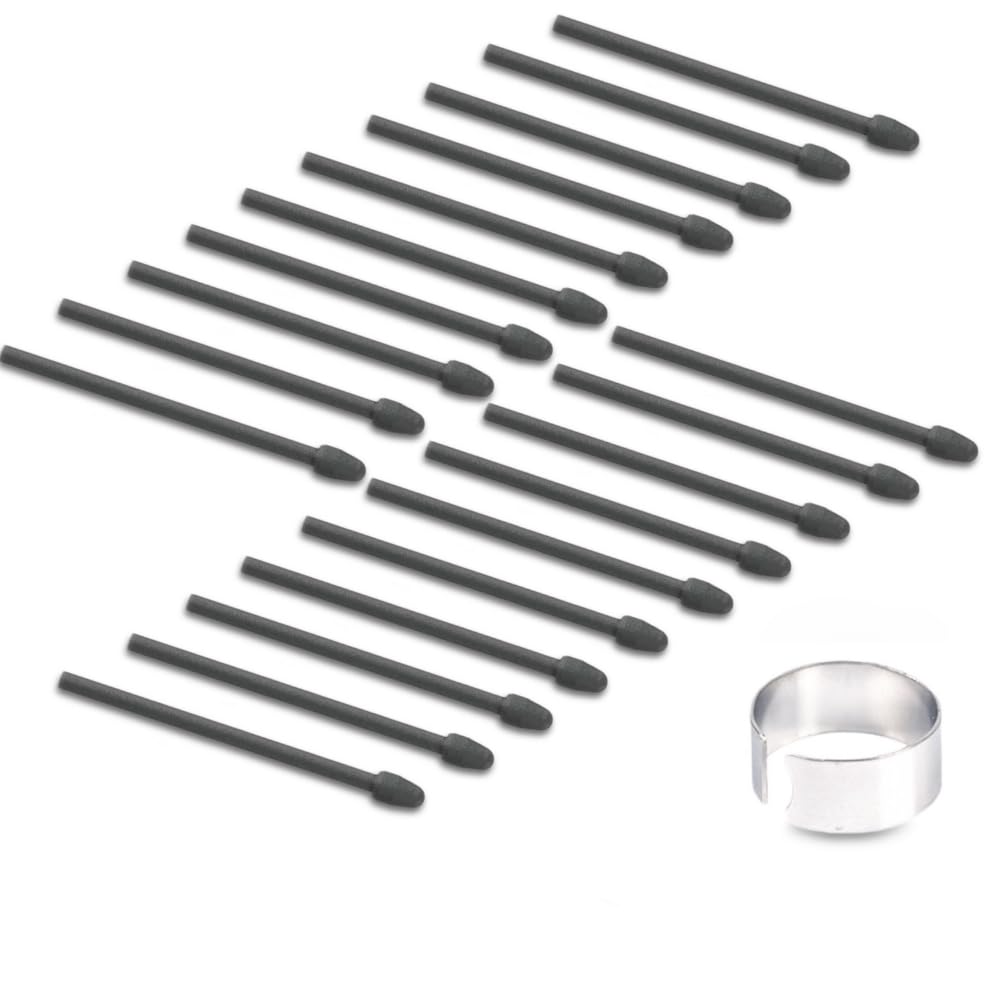 Marker Pen Tips for Remarkable 1/2 Stylus Marker Pen Plus Replacement Soft Nibs,Tips with Tool (20 PCS/2B)