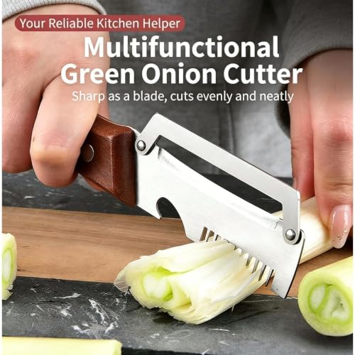 Image of Stainless Steel 3-in-1 Kitchen Peeler Set with Wooden Handle 2 Pcs