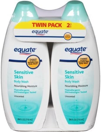 Equate Sensitive Skin Unscented Body Wash, 24 fl oz by Equate