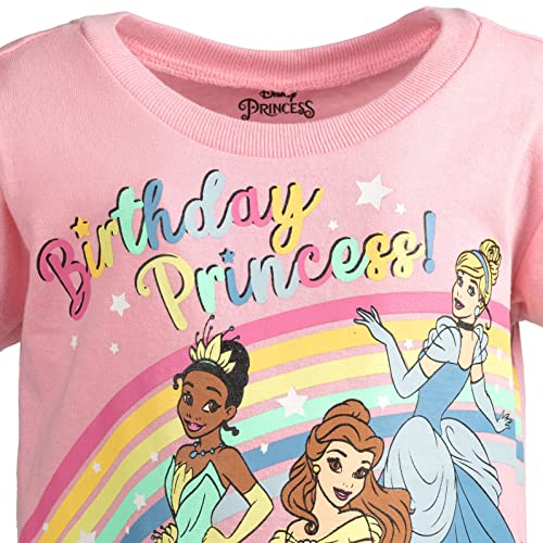 Image of Disney Girls Birthday T-Shirt Infant to Big Kid Sizes (18 Months - 14-16)