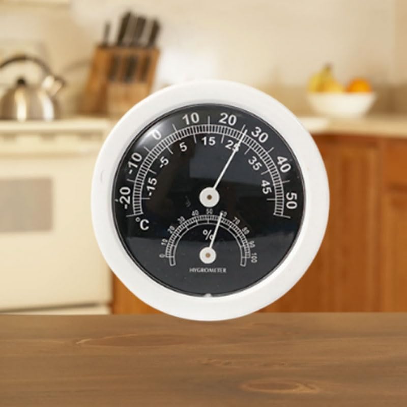 Wall Mounted Indoor Digital Thermometer with Dial Pointer Type