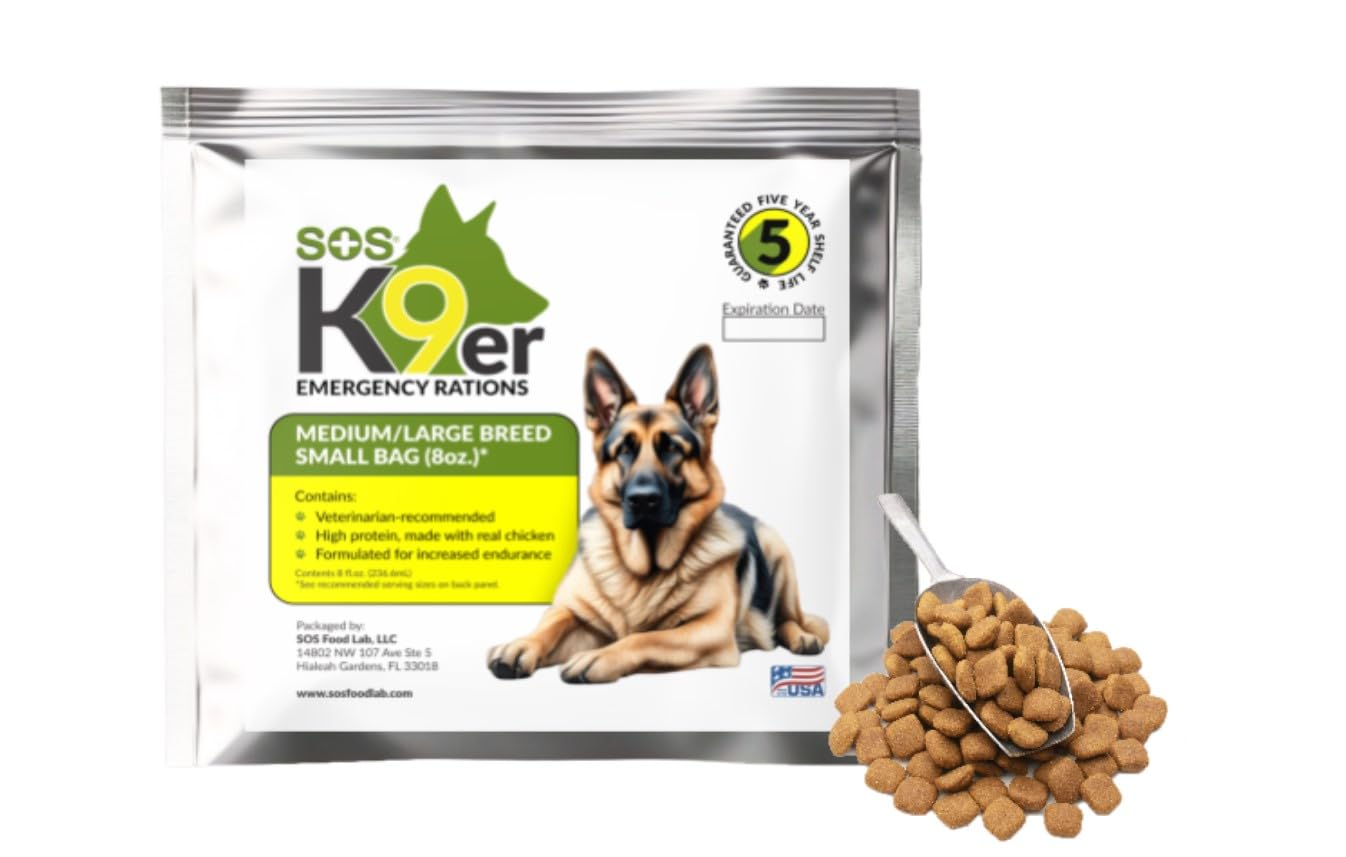 Amazon.com: SOS Food Lab Emergency Dog Food Ration (8 Oz) - Pet