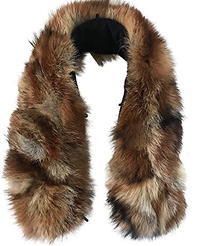 Men Collar Fur fox for coat parka hood 72 cm2