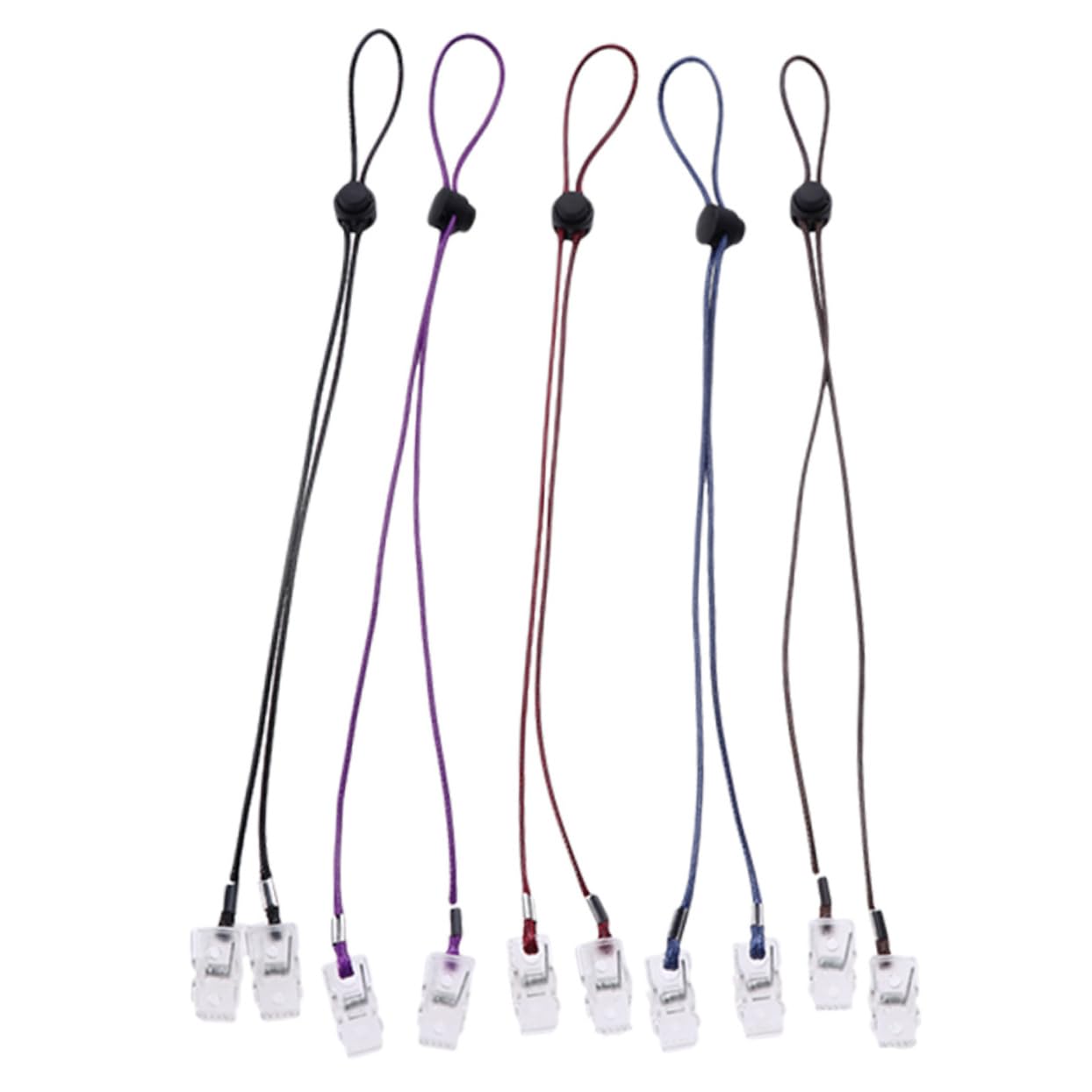 Garneck 10 Pcs Napkin Clip Holders Napkin Holders for Napkins Bib Clip Adjustable Napkin Holder Material Clean Eating Assorted Colors