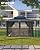 10x12 FT Hardtop Gazebo with Double Metal Roof, Aluminum Frame Permanent Pavilion with Curtains and Netting, Outdoor Gazebo for Patio Backyard Lawns