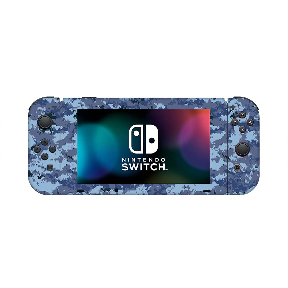 GADGETS WRAP Premium Material Skin Vinyl Decal Sticker Compatible with Nintendo Switch - Dark Blue Camo (B09VBLZZTT) Amazon Price History, Amazon Price Tracker