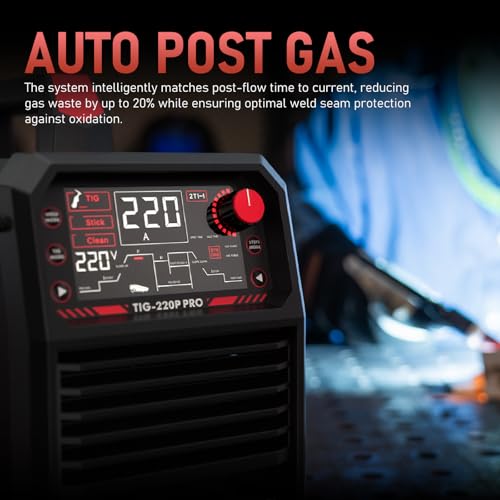 Image of YESWELDER 220A TIG Welder 5 In 1 with Pulse, 110V /220V Dual Voltage STICK /DC TIG /PULSE TIG /COLD SPOT TIG /WELD CLEAN MODE with HF Start, Auto Post-Gas, Foot Pedal Interface