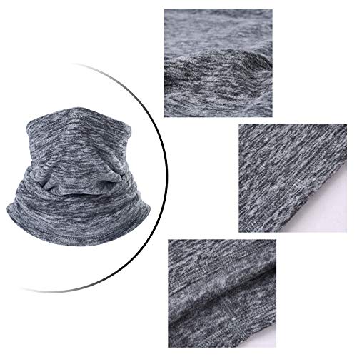 LONGLONG Neck Warmer Gaiter- Winter Thicken Windproof Elastic Fleece Skiing Face Scarf