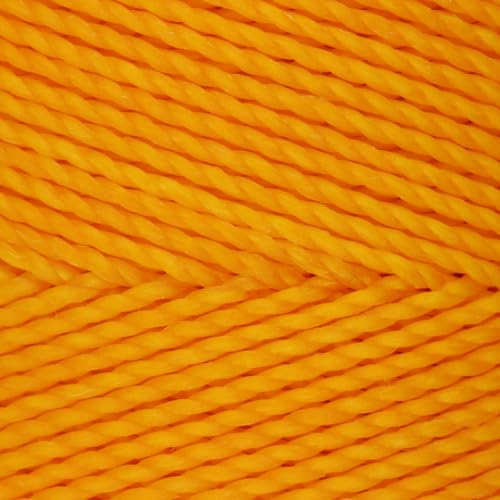The Beadsmith Knot It Waxed Polyester Cord, Golden Yellow Color, 0.7mm Diameter, Light Wax, 144 Meters (472 Feet) Per Spool - Image 3