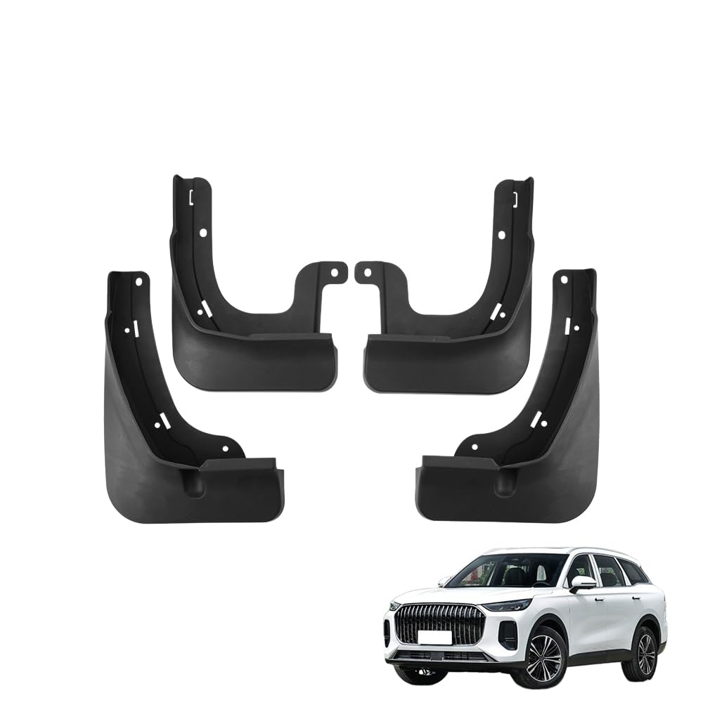 Amhvmu Normal 4Pcs Mud Flaps For Chery Tiggo 8L 2024 2025