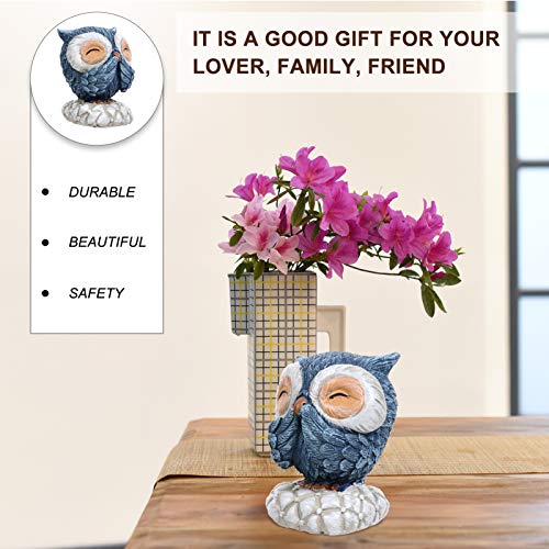 CLISPEED Estátua de Coruja para Decoração de Casa Resina Estatuetas de Coruja Esculturas de Animais