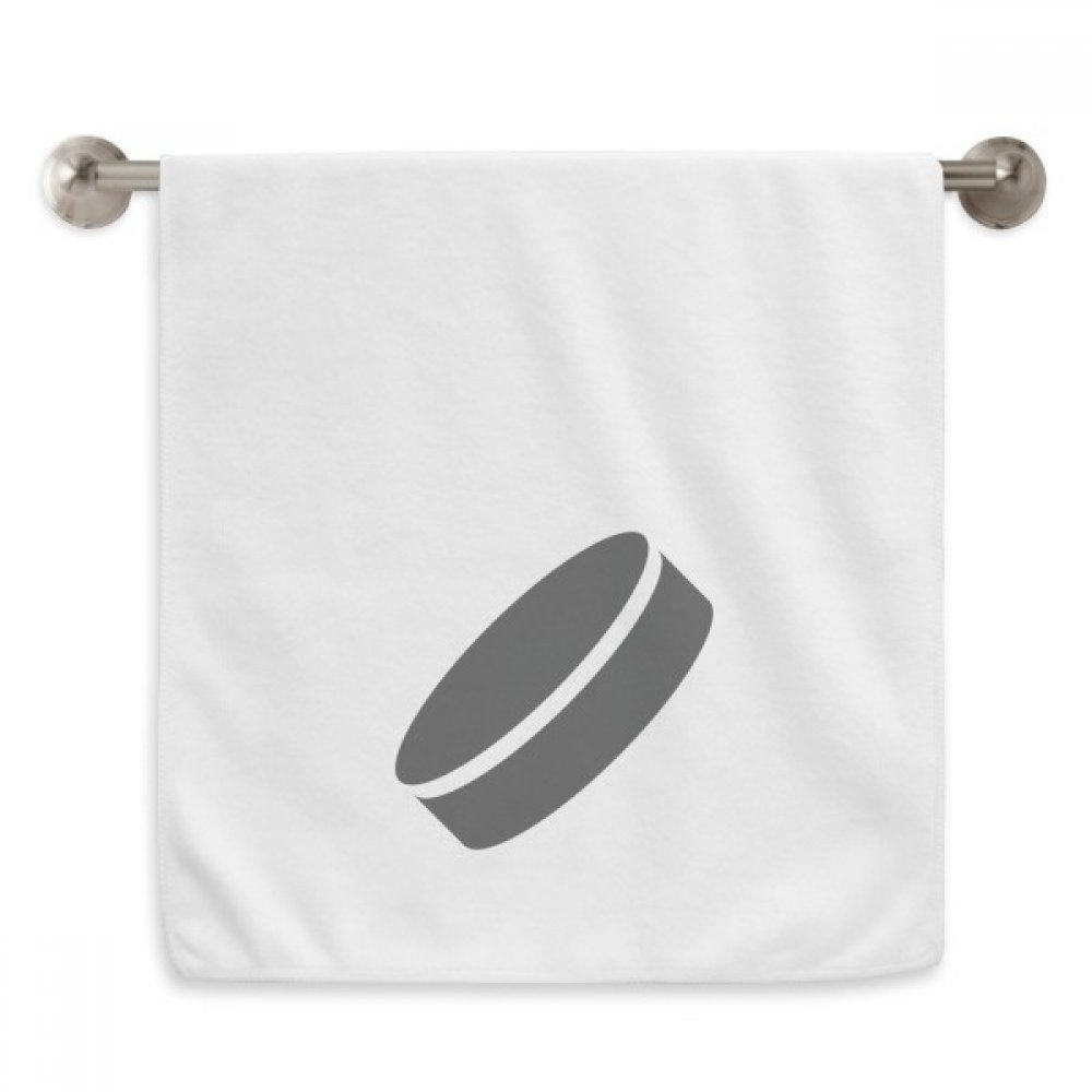 Serviette blanche Discus Sport finitions soignées style géométrique