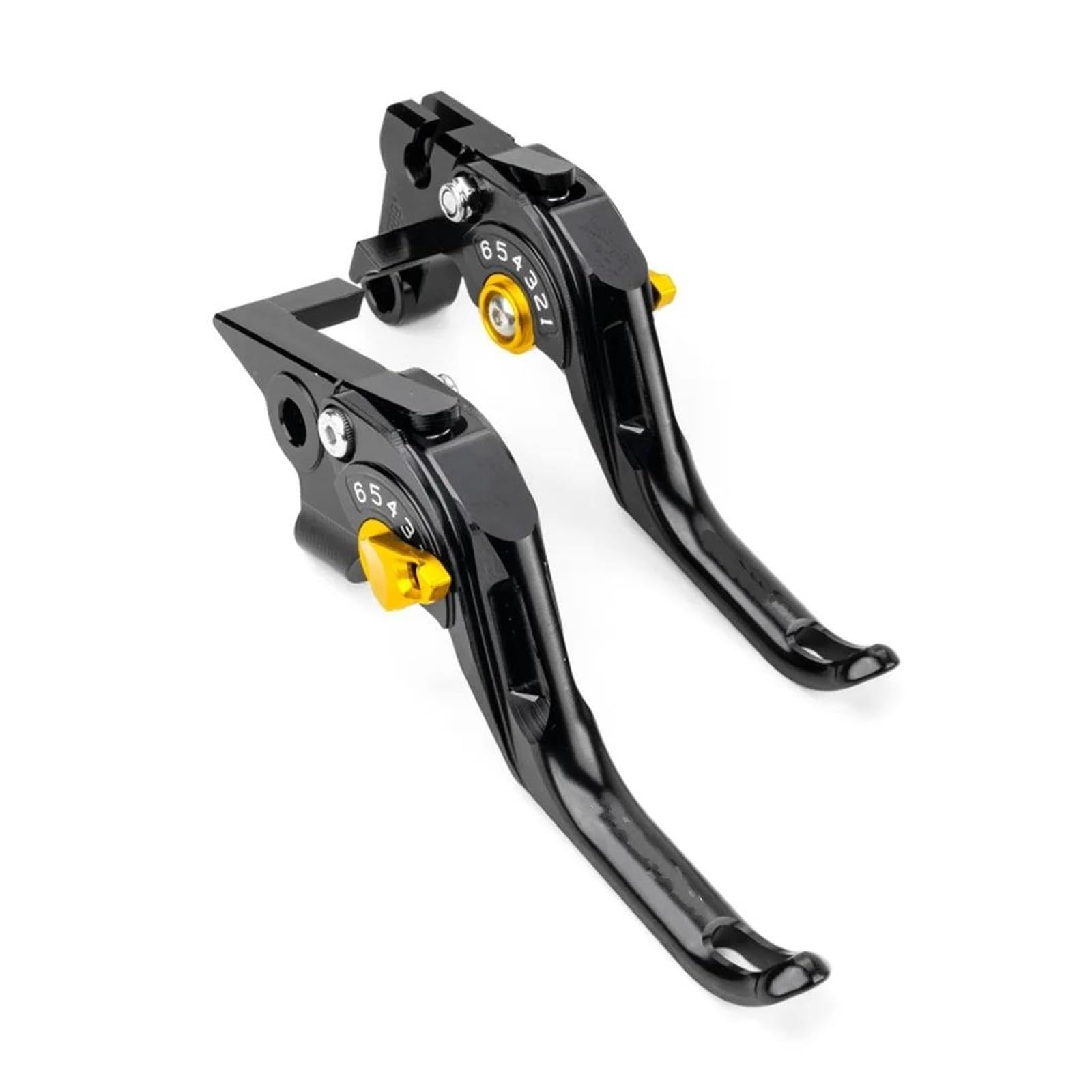 ZCPOPKNHNZ for CFMOTO 450MT 800MT 800MT-X Motorcycle Accessories Adjustable Short Brake Clutch Levers(Gold)