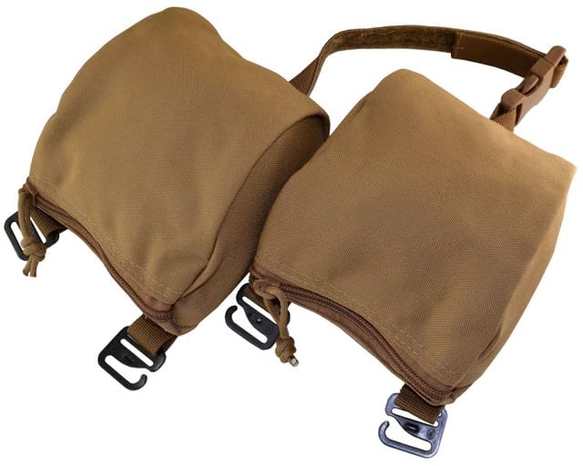 Ray Allen G-Hook Backpacks for Dog Harness (Coyote, 2 G-Hooks; 8