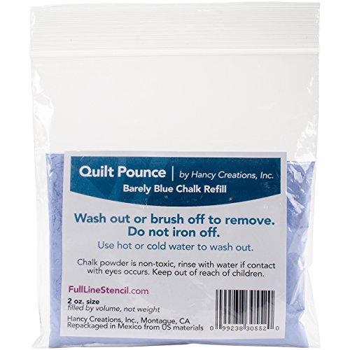 Hancy Quilt Pounce Refill Chalk Barely Blue 2oz