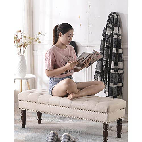 Banco de zapatos para entrada con taburete de sofá y asiento de cama 6
