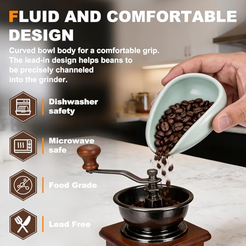Vaso medidor de café de cerámica uxcell miniatura 3