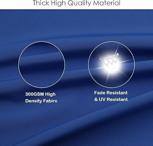 Image of D12 Chair Round Indoor Outdoor Sofa Chair Cushion, Dining, Office, Plastic, Floor Back Seat Chair Pad Handmade Quilting (Sky Blue, Round)(Set of 4)(Cushion Thinkness 5cm)