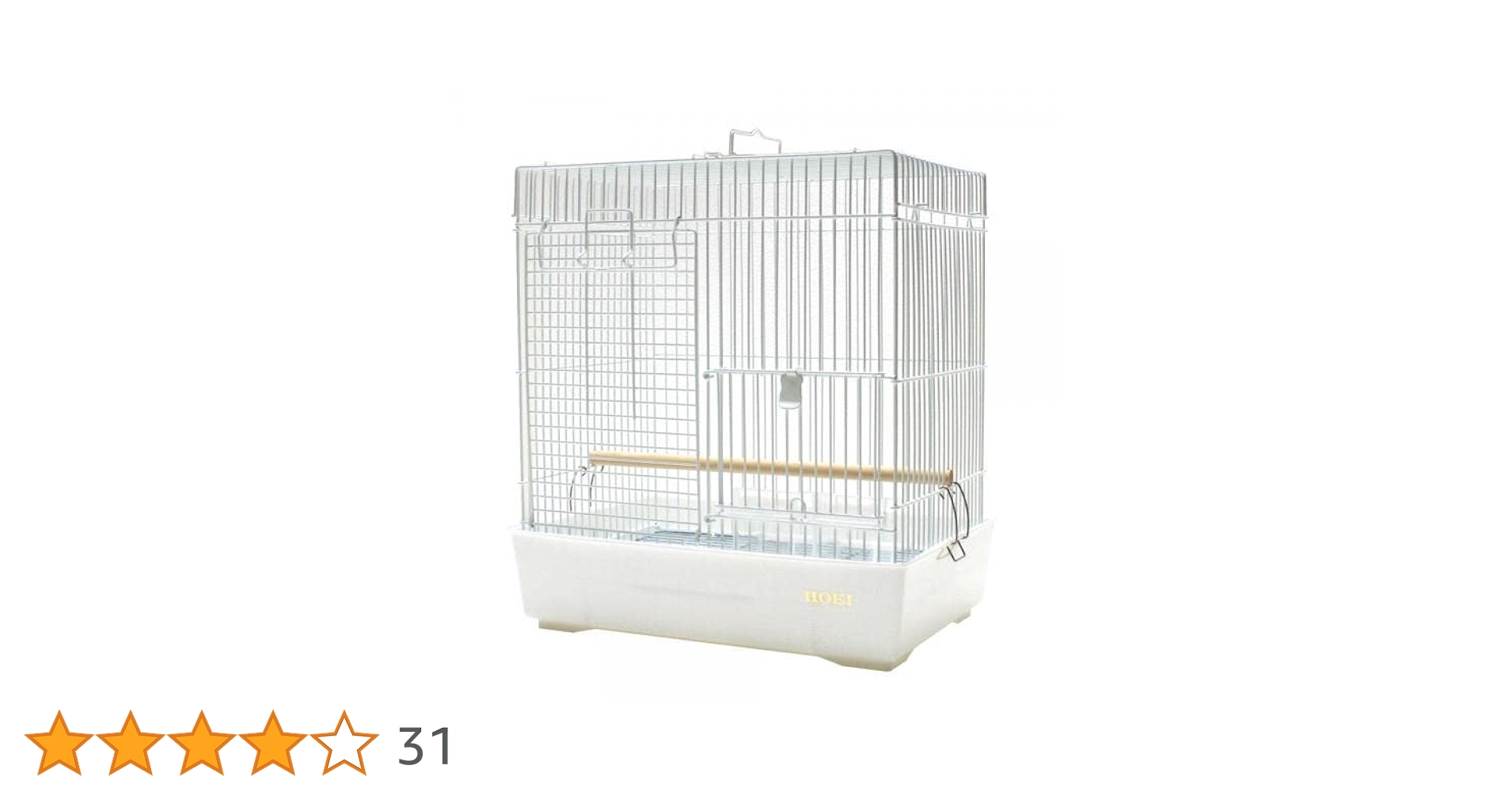 Amazon | ホーエイ 鳥かご ミレニアム手のりP 底色:白 M サイズ
